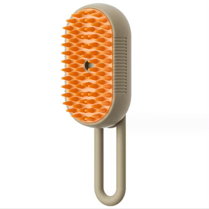 New Pet Spray Comb for Cats and Dogs Pet Electric Spray Hair Removal Comb One Key Spray Anti-Flying Massage Brush, Clean Massage